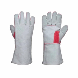Gants de soudure en cuir de vachette pleine fleur pour le hockey, résistants à l'abrasion, pour la lutte contre les incendies et le barbecue, durables, vente en gros - Product Image 4