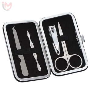 Professional Stainless Steel <b>Nail</b> <b>Kit</b> 7 In 1 Manicure Tools With Case Portable For Adult Use OEM - Product Image 5