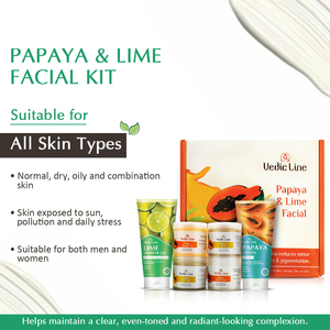 Kit Facial Vedic Line de Papaya y Lima para Piel Sensible con Ingredientes Suaves y Calmantes, Disponible a Precio de Mayoreo - Product Image 4