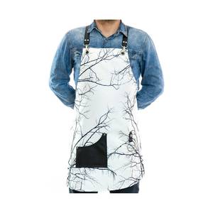 Luxury <b>Coffee</b> Shop Canvas Uniform Vest Multi-<b>Pocket</b> Premium Barista Apron Custom Brand Logo High Quality <b>Espresso</b> Bar Staff Over - Product Image 2