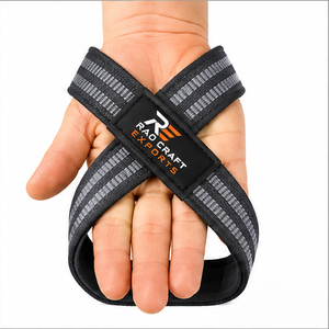 Correas de Alta Calidad y Durabilidad en Forma de 8 Diseñadas para un Agarre Seguro en Levantamientos Pesados, Peso Muerto y Entrenamiento de Fuerza con Máxima Comodidad - Product Image 1