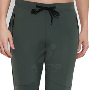 Custom Oversize <b>Men</b> Casual <b>Trousers</b> Soft Cotton Fabric <b>Elastic</b> Waist Straight Leg Design Premium Quality Quick Dry Breathable - Product Image 5
