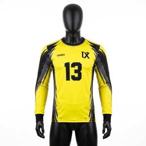 Maillot de volley-ball personnalisé pour homme, sans manches, couleur contrastée, sublimation, Spandex/Polyester, extensible dans 4 directions, nom et numéro de l'équipe, taille basse - Product Image 1