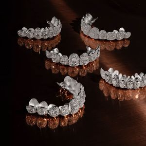 Grillz dentaire en argent 925 avec strass en cristal taille brillant, style hip-hop de luxe, unisexe, pour usage quotidien, cadeau, certifié GRA - Product Image 3