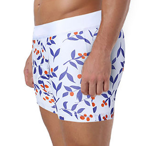 Calzoncillos Boxer Transpirables de Alta Calidad para Hombre, Logotipo Personalizado, Spandex/Poliéster, Duraderos, de Secado Rápido, Ajuste Delgado, Cintura Alta - Product Image 6