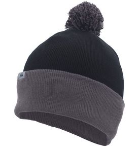 Wholesale Custom Grey Unisex Knit Cuffed <b>Beanies</b> Winter Cap Soft Warm <b>Beanie</b> Wool Blend Outdoor Sports Ear Protection Cap - Product Image 3