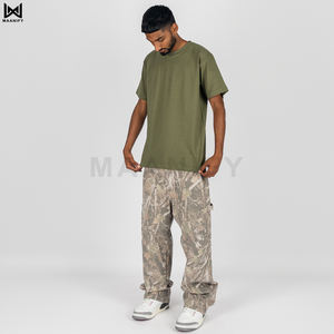 Camiseta de Moda Urbana Personalizada al por Mayor, Unisex, Gruesa, 100% Algodón Peinado, Premium, Lisa, OEM - Product Image 6