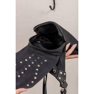 LW Leather Biker Bag Waist Bag Pouch Leather Hip Pocket Belts Motorcycle Belt Unisex - Product Image 6