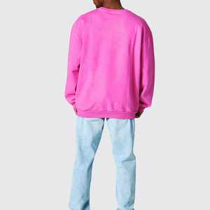 High Quality OEM Blank <b>Men</b> Hoodies Long Sleeve Custom logo Printed Oversized <b>Crewneck</b> Pullover <b>Sweatshirts</b> for <b>Men</b> - Product Image 4