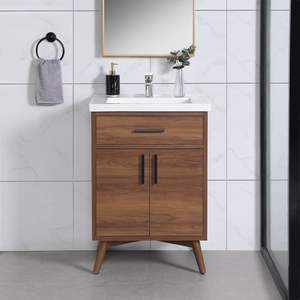 Proyecto JY, Mueble de Baño de Madera Personalizado, Diseño Contemporáneo de Granja, Alta Calidad, Tamaño Personalizado, Fácil Montaje, Panel Europeo - Product Image 5