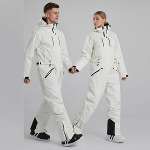 Nuevo Traje de Esquí Retro para Adultos, Chaqueta de Snowboard, Mono de una Pieza con Cremallera, Transpirable, Unisex, Invierno, Nailon/Algodón - Product Image 4