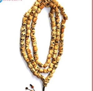 Mala de prière à 108 perles en os de crâne sculpté à la main, thème religieux - Marque Asthambangal - Product Image 2