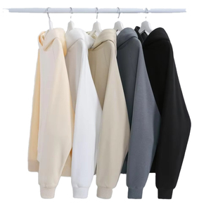 Sudaderas con Capucha para Hombre de Invierno |   Material de Forro Polar Ligero |   Ropa Urbana de Moda Urbana Solid Front |   Ropa Casual de Corte Regular - Product Image 5
