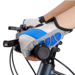 Guantes de Ciclismo de Medio Dedo, Guantes de Bicicleta Antideslizantes, Transpirables y Absorbentes de Impactos, Guantes Deportivos de Medio Dedo para Ciclismo - Product Image 4