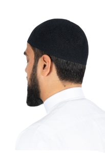 Gorro de Oración Islámico Unisex de Primera Calidad, Elegante Kufiya, 100% Algodón, Transpirable, para Todas las Estaciones, Apto para la Playa - Product Image 4