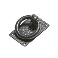 Loquet de porte décoratif à design traditionnel, installation par vis, quincaillerie de porte en fonte durable pour immeuble de bureaux