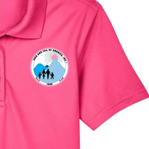 เสื้อโปโลปักลายตราสัญลักษณ์สำหรับผู้หญิง แจ็คแอนด์จิล แขนสั้น คอปกติดกระดุม สไตล์ลำลอง แฟชั่นทันสมัย รับสั่งทำโลโก้ - Product Image 4