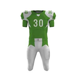 Uniforme de Fútbol Americano Personalizado 100% Poliéster, Diseño Transpirable, Mangas Cortas, Tallas Grandes, Alta Calidad, Último Modelo, Precio Razonable - Product Image 2