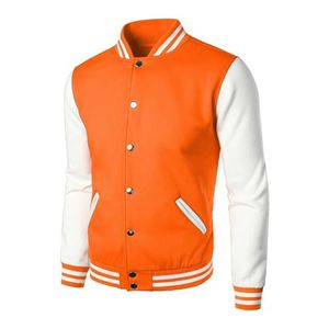 Men's Varsity <b>Jacket</b> Genuine <b>Leather</b> Sleeve and Wool Blend Letterman Boys College Varsity <b>Jackets</b> High Quality - Product Image 2