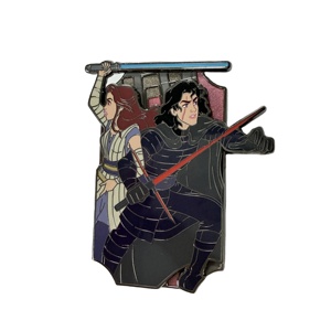 Buen Precio, Pin de Solapa de Esmalte Suave Personalizado con Logotipo, Estilo Anime, Recubierto de Epoxi, de Aleación de Zinc y Níquel Negro, Talla Única, para Eventos - Product Image 3