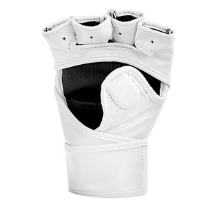 Custom Design Leather MMA Boxing Gloves Half Finger <b>Open</b> Palm UFC Martial Art Muay Thai Sports Kickboxing UV Protection - Product Image 3