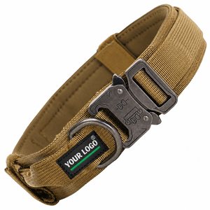Tactical Dog <b>Collar</b> Heavy Duty Buckle OEM ODM Custom Logo Adjustable Dog <b>Collar</b> Direct Manufacturer - Product Image 1