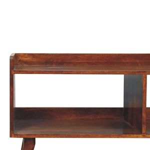 Open-Top castagna Media Unit mobili artigianali consolle in legno massiccio - Product Image 4