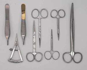 ชุดเครื่องมือผ่าตัดเปลือกตาสำหรับศัลยกรรมตกแต่งตาแบบไมโคร จำนวน 8 ชิ้น ทำจากสแตนเลสสตีล ได้รับการรับรองมาตรฐาน CE - Product Image 2