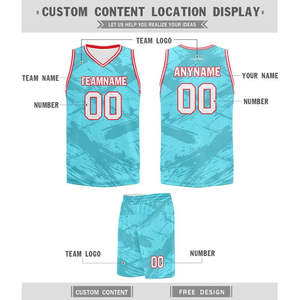 Nouvelle Saison Maillots de Basket-ball pour Toutes les Équipes Bsci Shorts de Basket-ball d'été Brodés Ensemble Uniforme de Basket-ball pour Hommes - Product Image 2