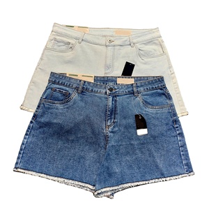 Offre Spéciale Dames D'été Casual Shorts Pantalon Conception Personnalisée Respirant Confortable Denim Lavé Pour Les Femmes Du Bangladesh - Product Image 3