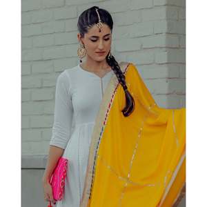 Conjunto de Traje de Rayón Blanco para Mujer, Talla XS - Product Image 5