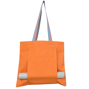 Bolsa de Lona Premium para Colgar el Tapete de Yoga |   Bolsa de Transporte Reutilizable para Esterilla de Pilates y Ejercicio, con Bolsillo Frontal Grande para Mujeres - Product Image 1