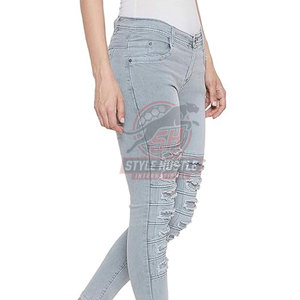Pantalones Vaqueros de Mujer para Uso en Exteriores, Nuevo Estilo, de la Mejor Calidad, en Color Sólido, a Precio Económico - Product Image 5