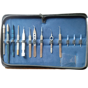 Premium Professional COBECO INSTRUMENTS Manual Stainless Steel Hair Transplant Forceps FUE Hair <b>Punch</b> Instrument <b>Set</b> 9 Pcs - Product Image 4