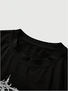 T-shirts pour hommes, col rond, manches courtes, coupe slim, 100% coton, écologiques, respirants, style Y2K - Product Image 4