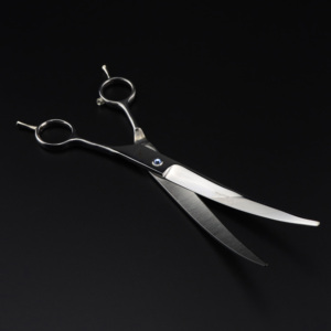 Tijeras Curvas para Peluquería Canina, Tijeras de Acero Inoxidable para Peluquería de Mascotas con Mango Duradero y Cómodo - Product Image 2