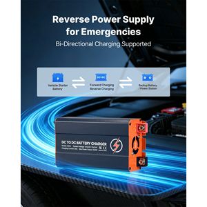 Estaciones de Energía Portátiles de 520W, Cargador de Batería de CC a CC, Cargador de Alternador de 40A, Carga Rápida, Compatible con LiFePO - Product Image 3