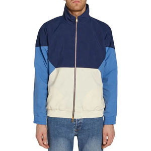 Chaqueta Cortavientos Personalizada para Hombre con Bloques de Color, Estilo Deportivo, Cuello Alto, Resistente al Viento, para Otoño, Material de Poliéster - Product Image 5