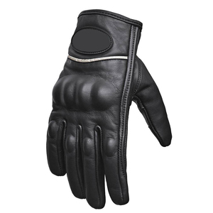 Guantes de Carreras de Cuero Completos con Agarre Antideslizante para Uso en Exteriores, Unisex, Cierre de Velcro - Product Image 2