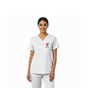 Tenue médicale extensible de qualité supérieure, confortable et facile à laver pour les professionnels de la santé – Uniforme d'hôpital - Product Image 3