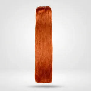 Extensiones de Cabello Humano Indio Remy Largo Color Jengibre con Base de Seda Doble Trama para Venta al por Mayor para Salones - Product Image 1