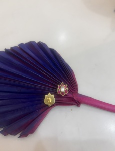 Gold Plated 925 Silver Flower Stud <b>Earrings</b> Talap Stone <b>Red</b> Cute Women Vintage Wedding Indian Traditional - Product Image 5