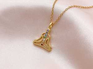 18K Gold Plated 7 Chakra Necklace Women Natural <b>Healing</b> <b>Crystal</b> Gemstone Yoga Meditation Pendant Spiritual Reiki Energy Party - Product Image 3