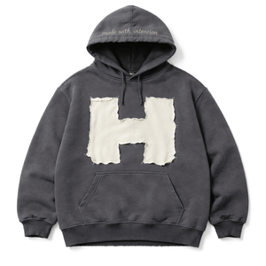 Sudadera con Capucha Oversize para Hombre, de Algodón y Forro Polar, con Aplique de Letras 'Peace', Estilo Casual Urbano, Transpirable, con Bolsillos, para Invierno - Product Image 2