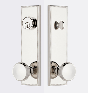 Poignée de porte double en acier inoxydable noir, très vendue, pour meubles et maison, personnalisable avec serrure à passage et intimité - Product Image 2