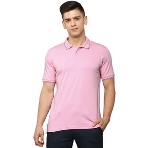 Camisa Polo para Hombre, Casual, Manga Corta, Tallas Grandes, Transpirable, de Algodón, Anti-Pilling, Tejida, con Patrón Sólido, Bordada e Impresa - Product Image 1