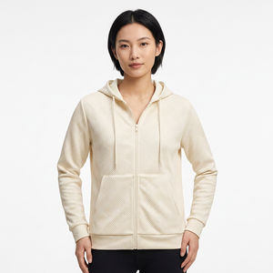 Sudadera con Capucha y Cierre para Hombre, Diseño Geométrico, Tejido de Poliéster, Estilo Casual para Otoño, Corte Regular - Product Image 6