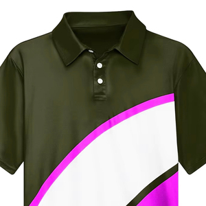 Camiseta Polo Deportiva Transpirable de Secado Rápido, 100% Poliéster, de Buena Calidad, con Diseño de Logotipo Personalizado, Manga Corta, Informal, para Golf - Product Image 2