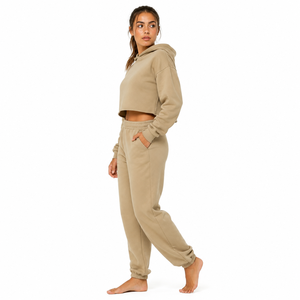 soft <b>woman</b> <b>crop</b> <b>hoodie</b> designed with premium quality fabric comfortable fit perfect <b>for</b> casual streetwear and active lifestyle - Product Image 2
