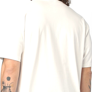 เสื้อยืดคอกลมพิมพ์ลายคุณภาพสูงสำหรับผู้ชาย สไตล์สตรีทแฟชั่น ใส่ได้ในฤดูร้อน ผลิตจากผ้าฝ้ายถัก 100% - Product Image 5
